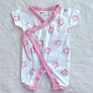 Monica & Andy kimono style onesie